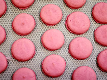 Cassis Macarons