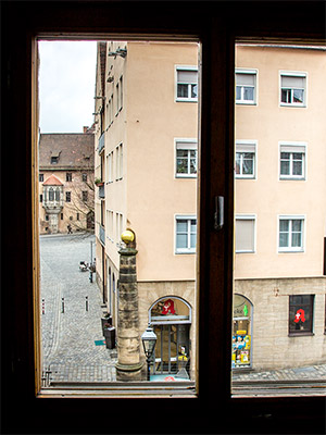 Aussicht vom Büro des Oberbürgermeisters