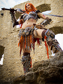 Svetlana Quindt Kamui als Barbarian Diablo3