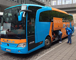 Gepäck einladen Flixbus