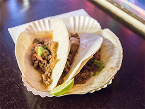 Leckere Tacos mit Limette