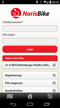 Noris Bike App Android