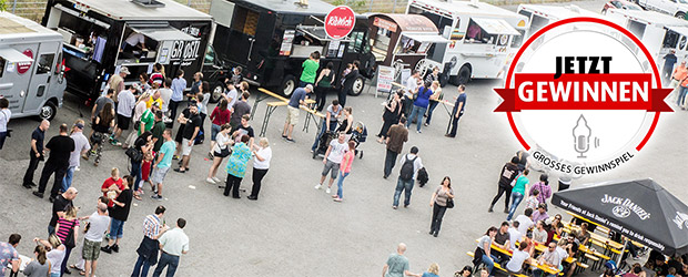 Vogelperspektive Kickfabrik Food Trucks