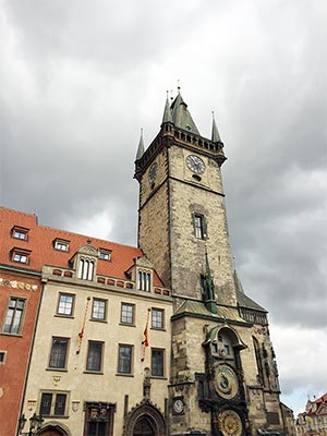 Prager Rathaus Uhr