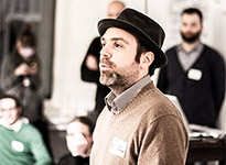 Michael Praetorius, Moderator des WarmUp zur localWebConference