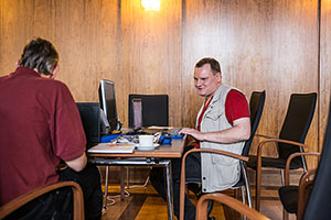 Gespräch beim Accessibility Club