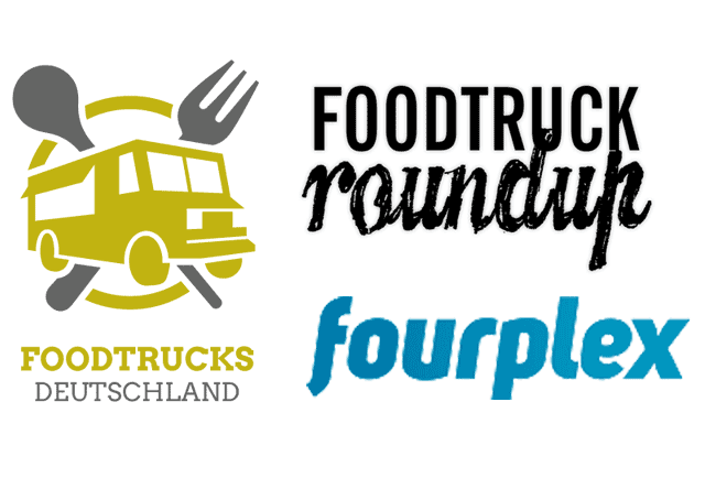 Logos Foodtrucks Deutschland, Foodtruck RoundUp und fourplex