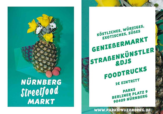 Flyer Street-Food-Markt Nürnberg