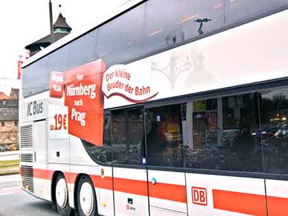 IC-Bus in Nürnberg