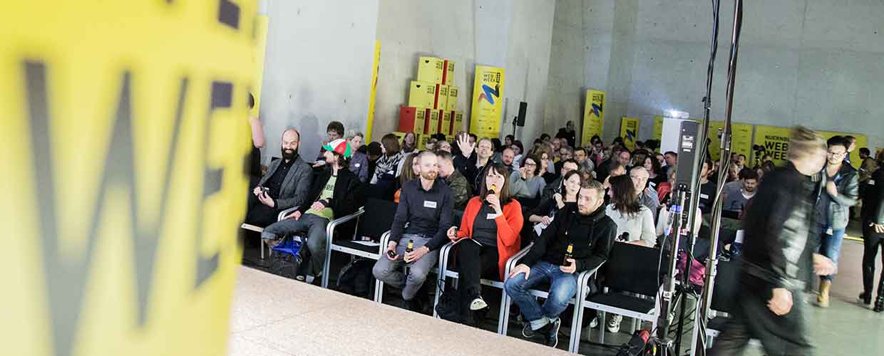 Publikum im Neuen Museum Nürnberg beim Creative Monday