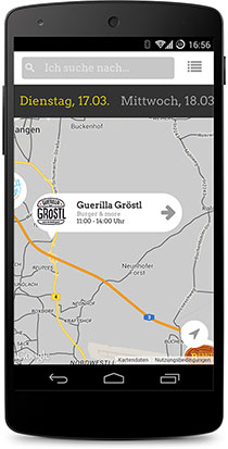 Screenshot Foodtruck Deutschland App