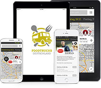 Screenshot Foodtruck Deutschland App